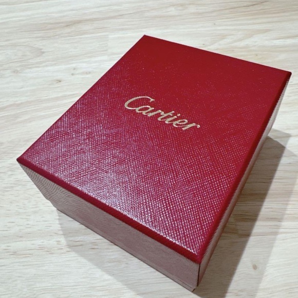 Cartier Jewelry Box Ring Case Pair Double w/Outer Box Accessory Storage - Picture 3 of 8